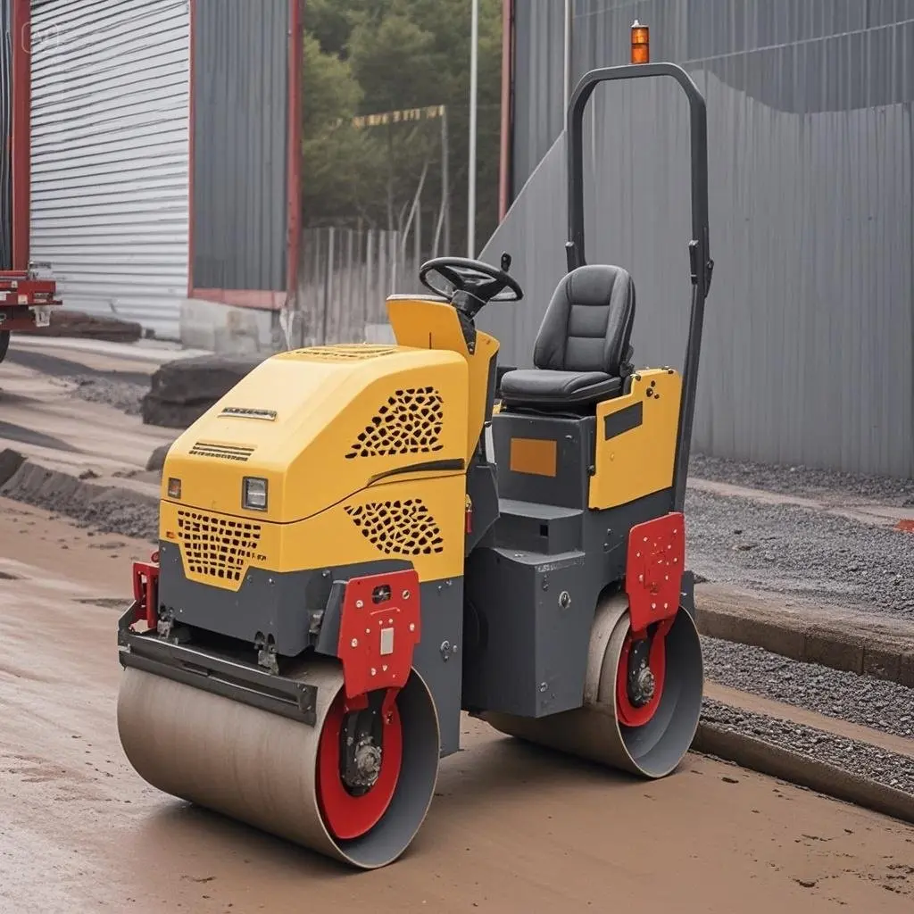 1.5 ton ride on double steel wheel roller/ms 800