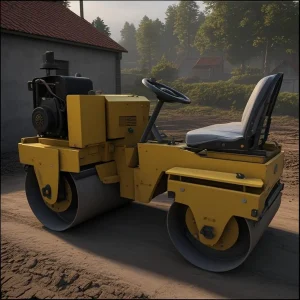 small ride on air cooled roller