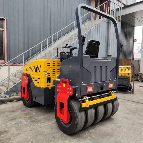 3 ton double rubber wheel construction roller sn 1200t