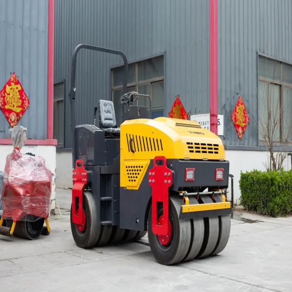 3 ton double rubber wheel construction roller sn 1200t