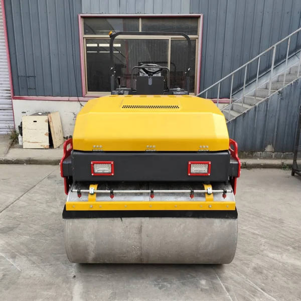 4 ton vibrating front steel wheel rear rubber wheel roller sn 1400t