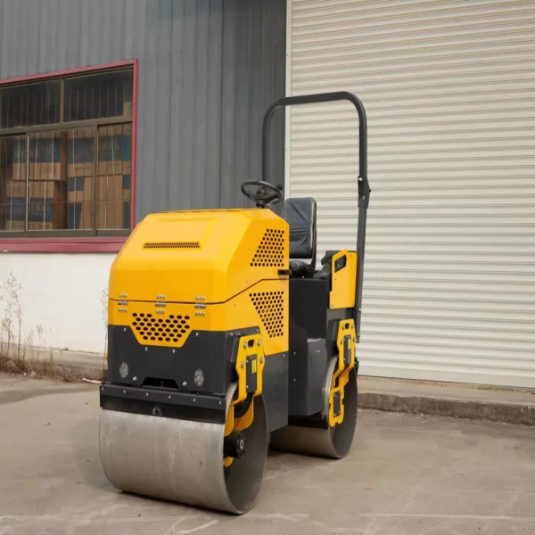 2 ton fully hydraulic double steel wheel roller sn 1000
