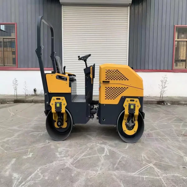 2 ton fully hydraulic double steel wheel roller sn 1000