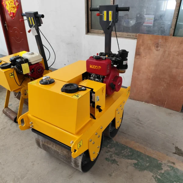600kg walk behind diesel twin wheel roller sn 600s