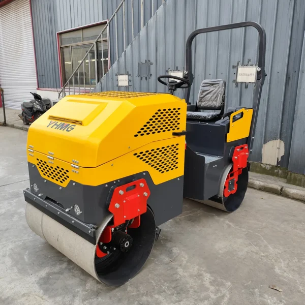 2 ton fully hydraulic double steel wheel roller sn 1000