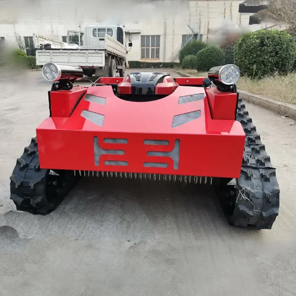 crawler remote control lawn mower