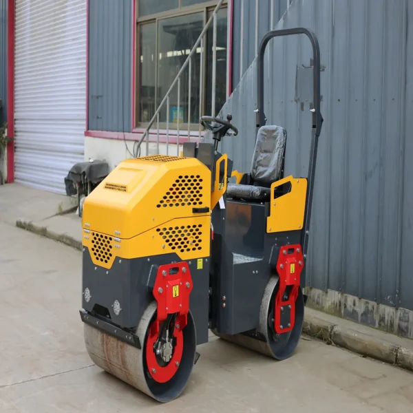1.5 ton ride on double steel wheel roller/sn 800