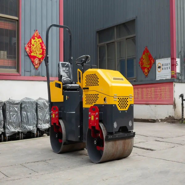 1.5 ton ride on double steel wheel roller/sn 800