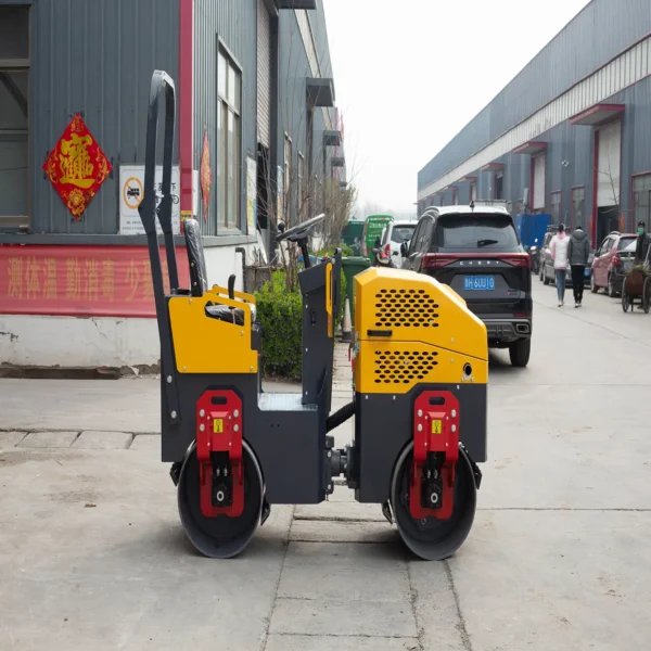 1.5 ton ride on double steel wheel roller/sn 800