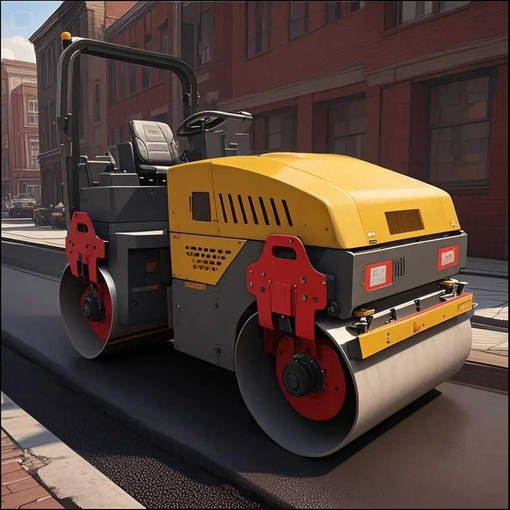 3 ton double rubber wheel construction roller ms 1200t