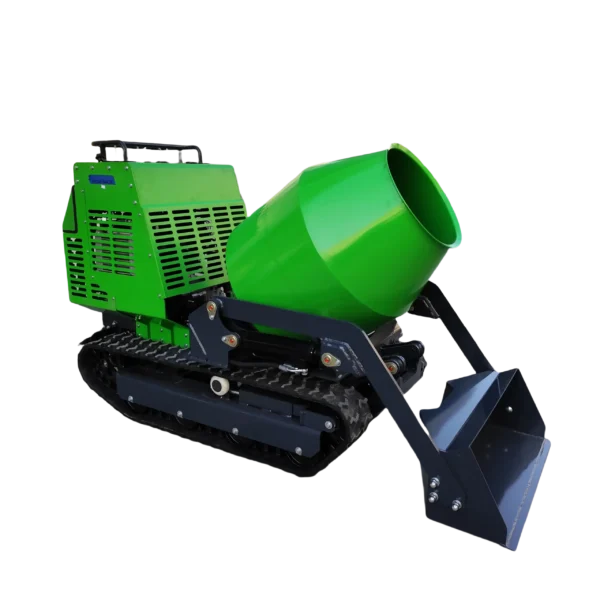 750kg auto loading multifunctional mini track concrete mixer sn 750
