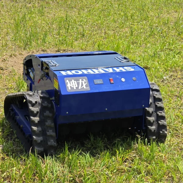 remote control rechargeable lawn mower 550iec robotic lawn helper