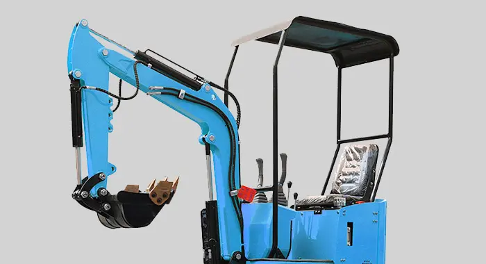 lithium battery small excavator ms 12