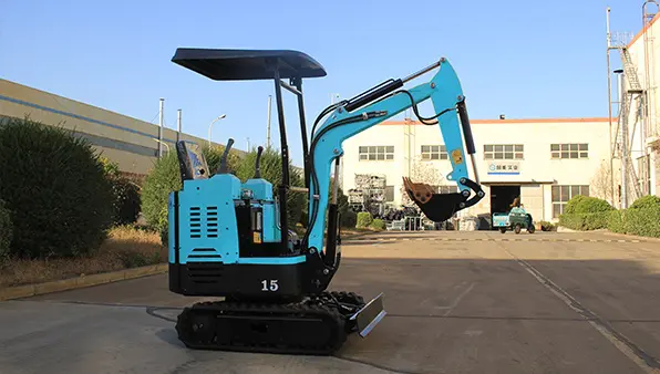 lithium battery small excavator ms 15